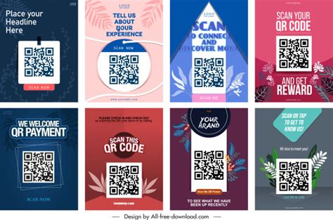 QR Code Poster Template