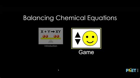 Phet Balancing Chemical Equations Game Answer Key