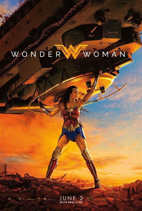 Wonder Woman Embodies Superhuman Strength on New Poster | Heroic Girls