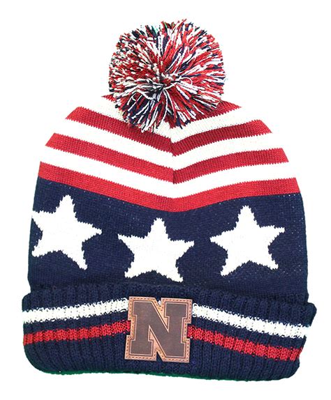 Nebraska USA Flag Cuffed Knit