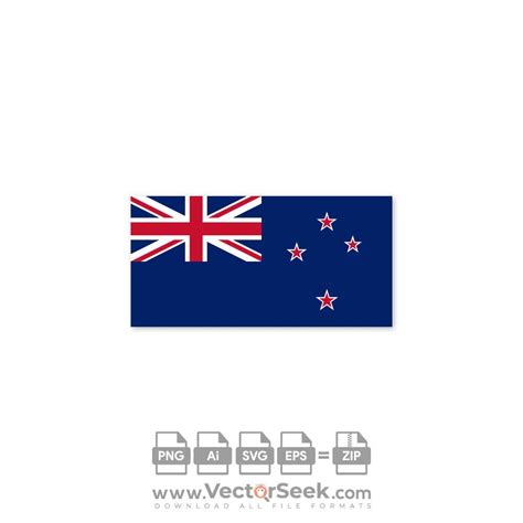 New Zealand Flag Vector - (.Ai .PNG .SVG .EPS Free Download)