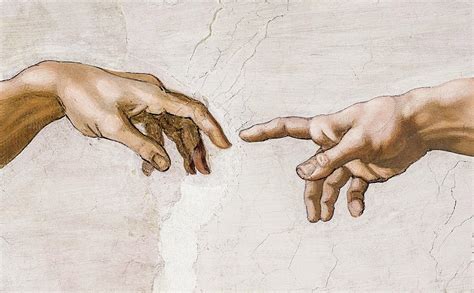 Sistine Chapel Michelangelo Hands