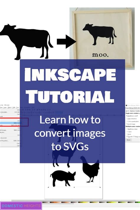 How to Convert PNG to SVG in Inkscape