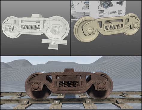 ArtStation - Train wheels