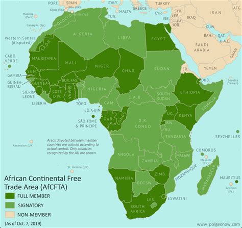 Mauritius Becomes Full Member of AfCFTA (Map) - Political Geography Now