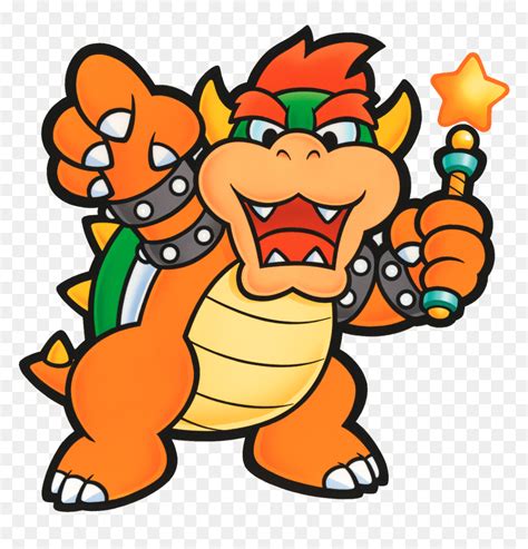 Bowser Paper Mario 64, HD Png Download - vhv