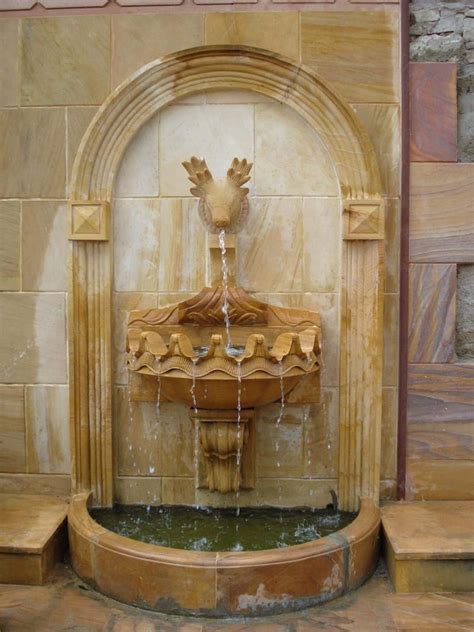 Antique Brown Stone Garden Fountain, For Decoration, 6mm at Rs 60000 in ...