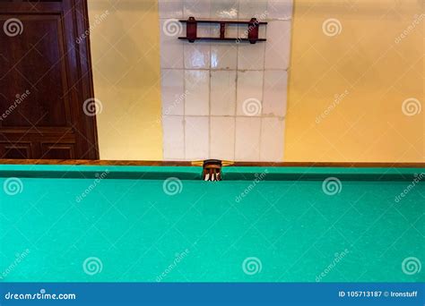 Billiard Table with Green Cloth Stock Image - Image of pills, large ...