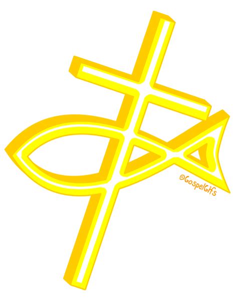 Christian Graphic: Ancient Christian symbols - the Cross and the Fish ...