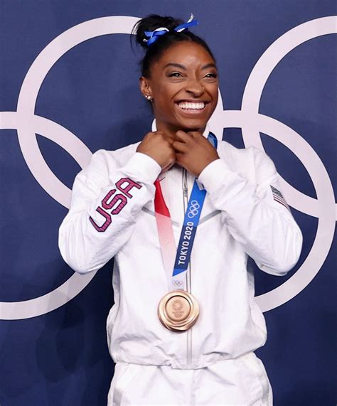 Simone Biles, Team USA in gymnastics, Brinze Medalist in Parallel Bars ...