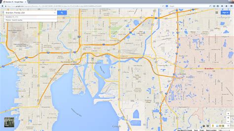 Brandon, Florida Map