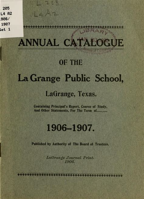 Annual catalogue... | Library of Congress