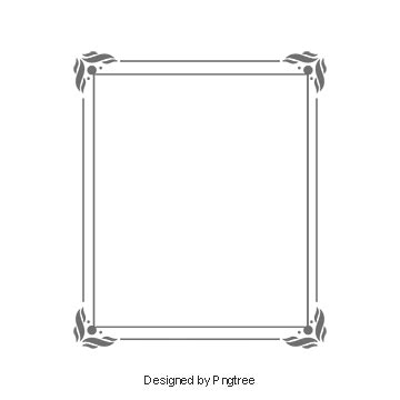 Simple Borders White Transparent, Simple Border, Frame Clipart, Simple ...