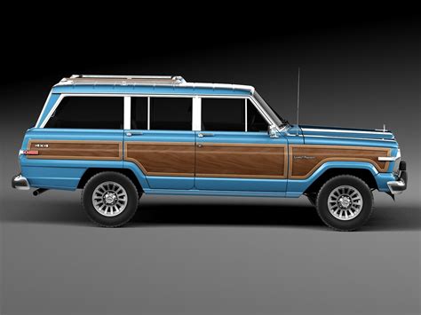 Jeep Wagoneer Woody 1980 3D Model $129 - .3ds .fbx .lwo .max .obj .c4d ...