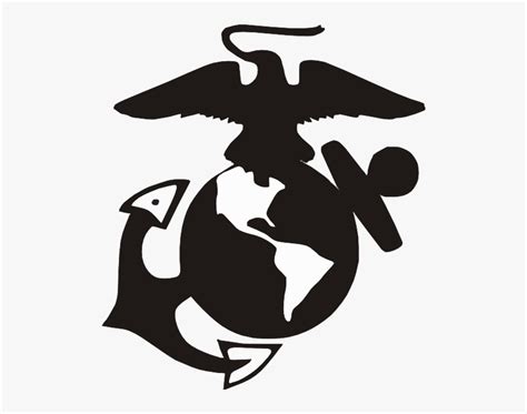 Usmc Logo Black And White