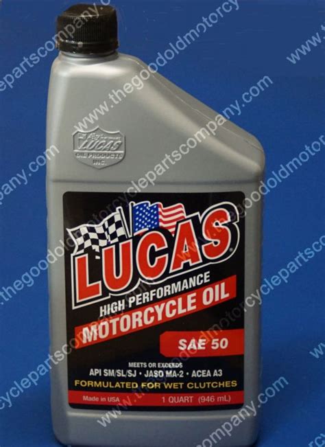 05022 - Lucas Petroleum Based Motorcycle Oil SAE 50 | The Good Old ...