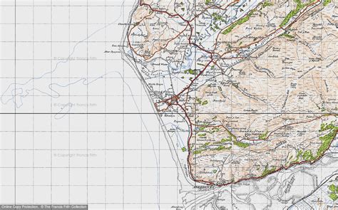 Historic Ordnance Survey Map of Tywyn, 1947 - Francis Frith