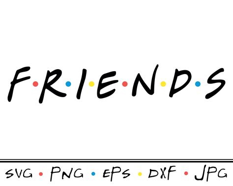 Friends Logo Svg File Friends Svg Cut File 90s Sitcom Clipart - Etsy