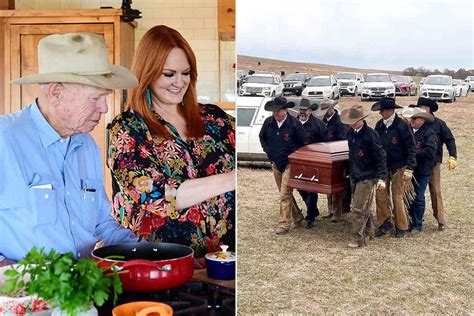 Pioneer Woman Ree Drummond's Family Holds a Funeral for Chuck Drummond