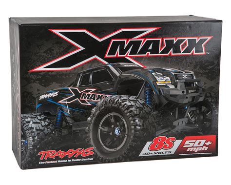 Traxxas X-Maxx 8S 4WD Brushless RTR Monster Truck (Blue) [TRA77086-4 ...