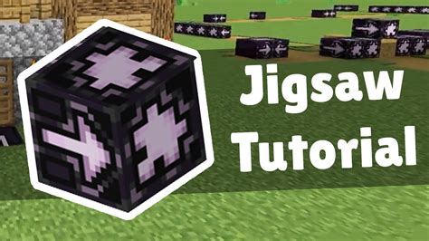 How To Get And Use The Secret Jigsaw Block In Minecraft! - YouTube