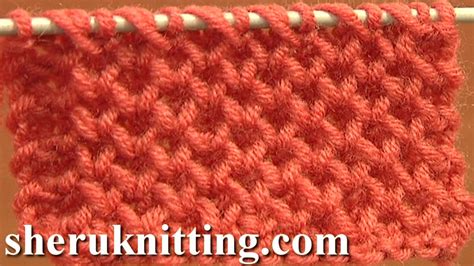 Honeycomb Knitting Stitch - YouTube