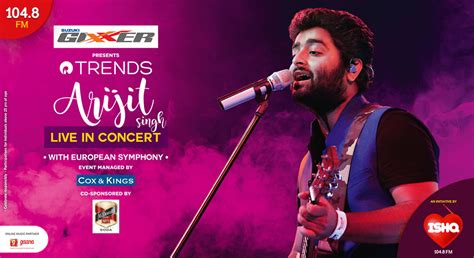 Book tickets to Arijit Singh Live in Concert with Grand Symphony