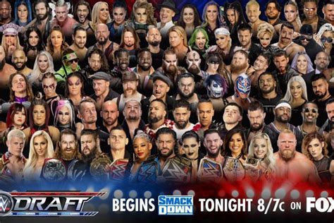 Updated WWE Raw & WWE SmackDown Rosters Following 2023 WWE Draft ...