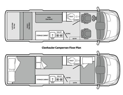 8 Pics Mercedes Sprinter Camper Floor Plans And Description - Alqu Blog