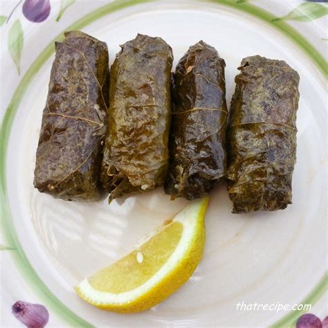 Easy Stuffed Grape Leaves with Homegrown Grape Leaves | Stuffed grape ...