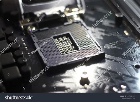 Cpu Socket On Motherboard Stock Photo 1413131915 | Shutterstock