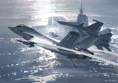 Chinese NAVY 2030 by jiali huang Stealth Aircraft, Aircraft Art ...