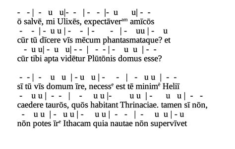 Please correct my dactylic hexameter! : latin