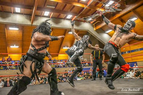 Penta vs Black Taurus vs Arez at RGR Lucha Libre in Fairfield, CA last ...