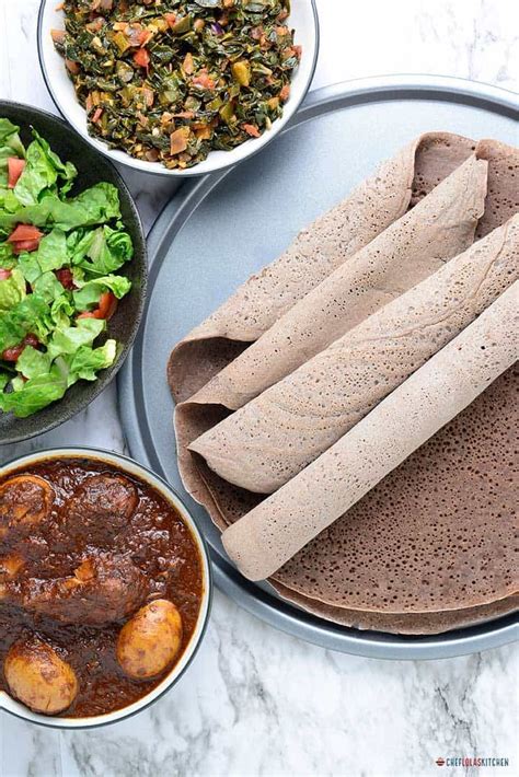 INJERA—100% Gluten Free Teff Injera Recipe - Chef Lolas Kitchen