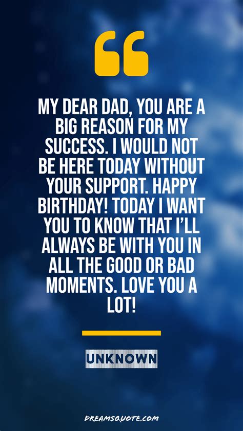 97 Happy Birthday Dad Quotes - Best Wishes for Birthday Images - Dreams ...