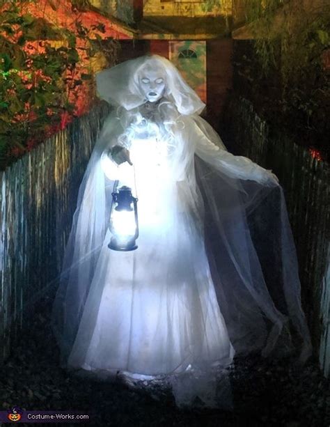 Illuminated Ghost Costume DIY | Ghost halloween costume, Outdoor ...