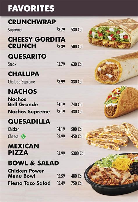 Taco Bell Menu | Order Online | Delivery | Lincoln NE | City-Wide ...