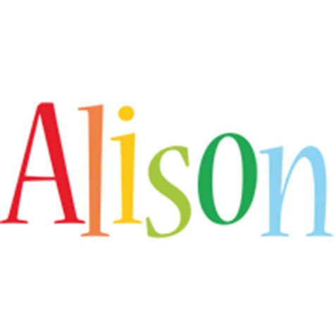 Alison Logo | Name Logo Generator - Smoothie, Summer, Birthday, Kiddo ...