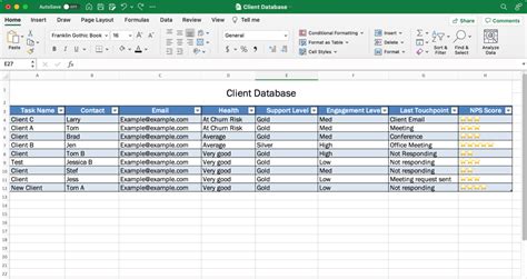 How to Create a Database in Excel (With Templates and Examples ...