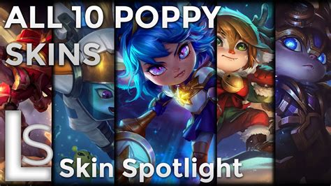 ALL POPPY SKINS 2021 - Skin Spotlight - League of Legends - YouTube