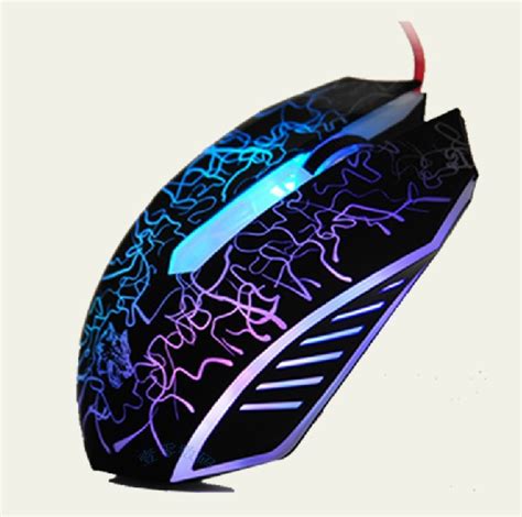 Free shipping 2014 6D Wired mouse glowing gaming mouse notebook ...