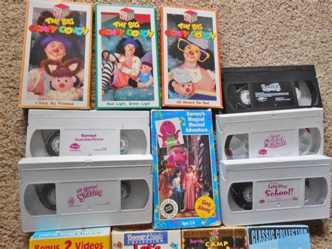 Lot Of 6 Barney Vhs Tapes Barney And Friends Vintage Lot 6 Barney Vhs ...