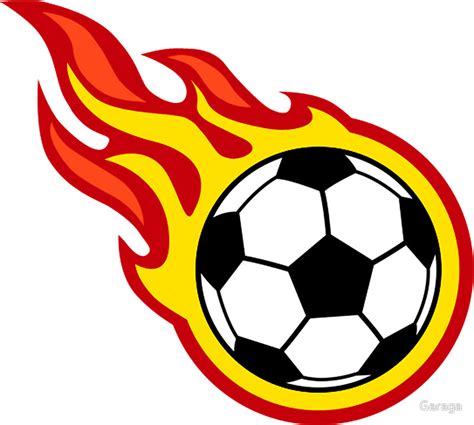 Fire Soccer Ball Clip Art