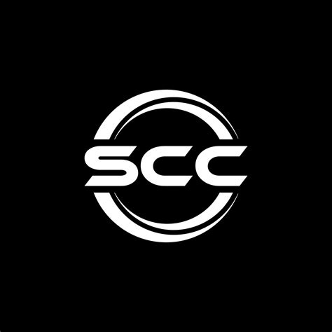 SCC letter logo design in illustration. Vector logo, calligraphy ...