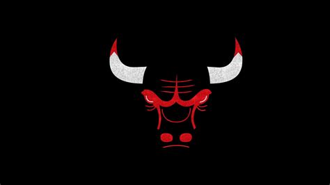 Chicago Bulls Black Logo Wallpaper