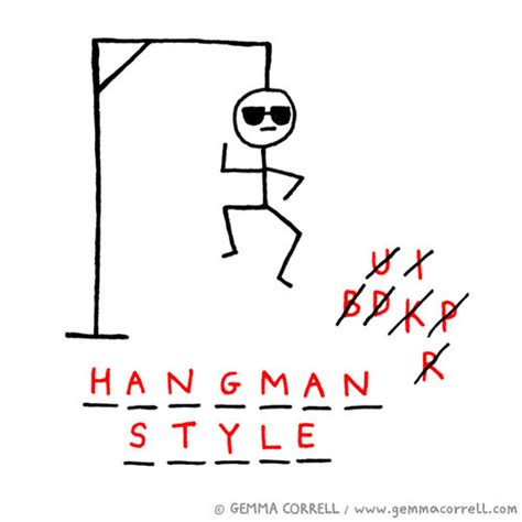 Hangman Style | gemma correll | Flickr