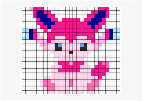 Pixel Art Sylveon Easy Transparent PNG - 568x505 - Free Download on NicePNG