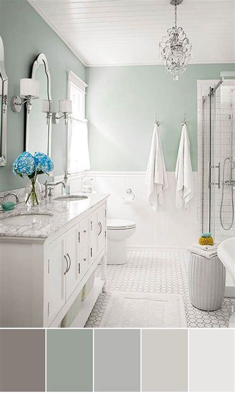 111 World's Best Bathroom Color Schemes For Your Home | Bathroom color ...