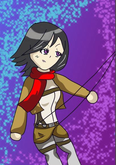 .: Mikasa Ackerman :. {AoT/SnK Fanart} by PinkiePieParker05 on DeviantArt